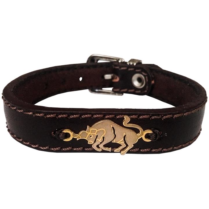 دستبند چرم وارک طرح نماد اردیبهشت مدل لیبرا  کد rb118